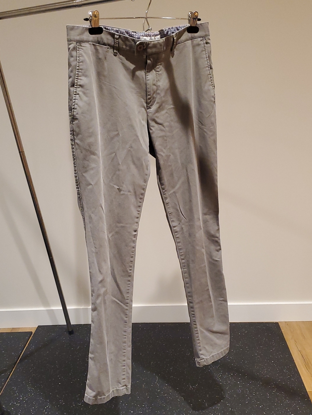Brax - Men's Grey Casual Chino Pants